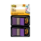 Post-it Flags Standard Page Flags in Dispenser, Purple, 100 Flags/Dispenser