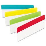 Post-it Tabs Tabs, 1/3-Cut Tabs, Assorted Colors, 3" Wide, 24/Pack