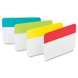 Post-it Tabs Tabs, 1/5-Cut Tabs, Assorted Colors, 2" Wide, 24/Pack