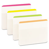 Post-it Tabs Tabs, Lined, 1/5-Cut Tabs, Assorted Brights, 2" Wide, 24/Pack