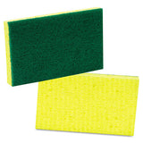 Scotch-Brite PROFESSIONAL Medium-Duty Scrubbing Sponge, 3.6 x 6.1, 0.7" Thick, Yellow/Green, 10/Pack