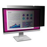3M High Clarity Privacy Filter for 24" Widescreen Monitor, 16:10 Aspect Ratio