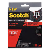 Scotch Extreme Fasteners, 1" x 10 ft, Black