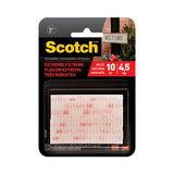 Scotch Extreme Fasteners, 1" x 3", Clear, 2/Pack