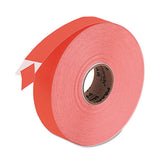 Monarch Easy-Load One-Line Labels for Pricemarker 1131, 0.44 x 0.88, Fluorescent Red, 2,500/Roll