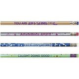 Moon Products Motivational Message Design Pencil Pack - 8207