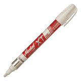 Markal Pro-Line XT Paint Marker, -50F to 150F, Medium Bullet Tip, White