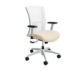 Global Vion – Lush Natural Mesh High Back Tilter Task Chair in Vibrant Fabric for the Modern Office, Home and Business