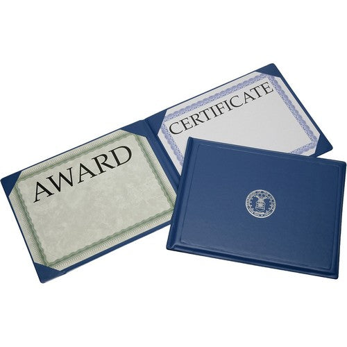 SKILCRAFT Award Certificate Binder With Silver Air Force Seal - 7510-00-115-3250