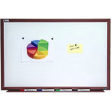SKILCRAFT Magnetic Oak Frame Dry-erase Whiteboard - 3347080