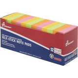 SKILCRAFT Self-Stick Neon Note Pads - 3857560