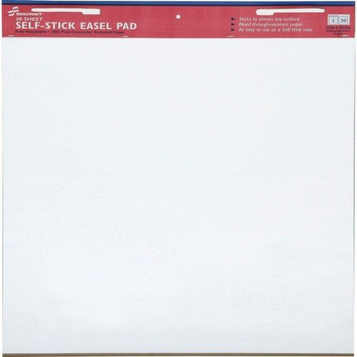 SKILCRAFT Self-Stick Easel Pad - 7530-01-393-0104