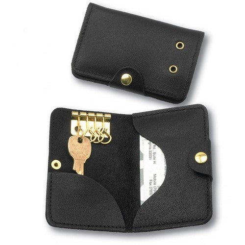 SKILCRAFT Leather Key and Credit Card Holder - 7510-01-445-9348