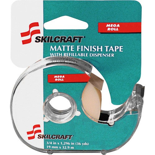 SKILCRAFT Tape Dispenser Kit With Tape - 7520-01-516-7575