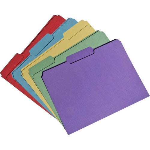 SKILCRAFT Recycled Single-ply Top Tab File Folder - 7530-01-566-4138