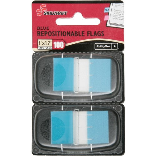 SKILCRAFT Removable Self-stick Flags Dispenser - 7510016211307
