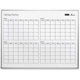 SKILCRAFT 4-Month Dry Erase Calendar Board - 7110016222133
