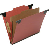 SKILCRAFT 2/5 Tab Cut Letter Recycled Hanging Folder - NSN6816249