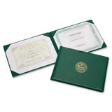SKILCRAFT Award Certificate Binder With Gold Army Seal - 7510-00-755-7077