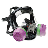North Safety 7600 Series Full-Facepiece Respirator Mask, Medium/Large