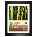NuDell Bamboo Frame, 8 1/2 x 11, Black