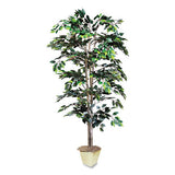 NuDell Artificial Ficus Tree, 6 ft Tall