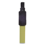 O'Dell Broom Handle with Nylon Thread, Fiberglass, 60", Yellow
