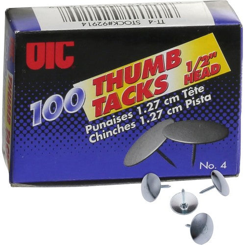 Officemate Steel Thumb Tacks - 92914
