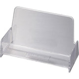 Officemate Business Card Holder, Holds Up to 50 Cards, Clear (97832) - 97832