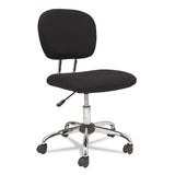 OIF Mesh Task Chair, Supports Up to 250 lb, 17.13" to 20.87" Seat Height, Black Seat/Back, Chrome Base