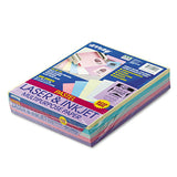 Pacon Array Colored Bond Paper, 20lb, 8.5 x 11, Assorted Pastel Colors, 500/Ream