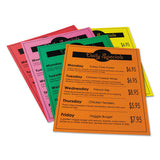 Pacon Array Card Stock, 65lb, 8.5 x 11, Assorted Bright Colors, 50/Pack