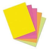 Pacon Array Card Stock, 65lb, 8.5 x 11, Assorted Hyper Colors, 50/Pack