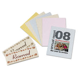 Pacon Array Card Stock, 65lb, 8.5 x 11, Assorted Parchment Colors, 100/Pack