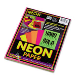 Pacon Array Colored Bond Paper, 24lb, 8.5 x 11, Assorted Neon Colors, 100/Pack