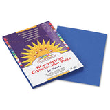 SunWorks Construction Paper, 58lb, 9 x 12, Bright Blue, 50/Pack