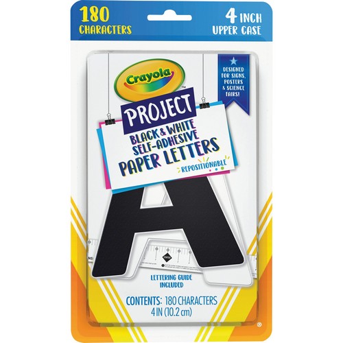 Pacon Self-adhesive Paper Letters - P1644CRA