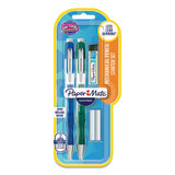 Paper Mate Clearpoint Elite Mechanical Pencils, 0.7 mm, HB (#2), Black Lead, Blue and Green Barrels, 2/Pack