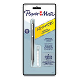 Paper Mate Advanced Mechanical Pencils, 0.5 mm, HB (#2), Black Lead, Gun Metal Gray Barrel