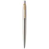 Parker Jotter Gel Pen, Retractable, Medium 0.7 mm, Black Ink, Stainless Steel Barrel