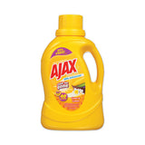 Ajax Laundry Detergent Liquid, Stain Be Gone, Linen and Limon Scent, 40 Loads, 60 oz Bottle, 6/Carton