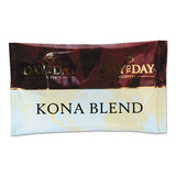 Day to Day Coffee 100% Pure Coffee, Kona Blend, 1.5 oz Pack, 42 Packs/Carton