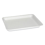 Pactiv Evergreen Supermarket Tray, #8S, 10.5 x 8.25 x 0.7, White, 500/Carton