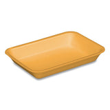 Pactiv Evergreen Supermarket Tray, #4D, 8.63 x 6.56 x 1.27, Yellow, 400/Carton