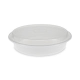 Pactiv Evergreen Newspring VERSAtainer Microwavable Containers, 48 oz, 9 x 9 x 2.38, White/Clear, 150/Carton
