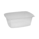 Pactiv Evergreen Showcase Deli Container, Base Only, 1-Compartment, 64 oz, 9 x 7.4 x 4, Clear, 220/Carton
