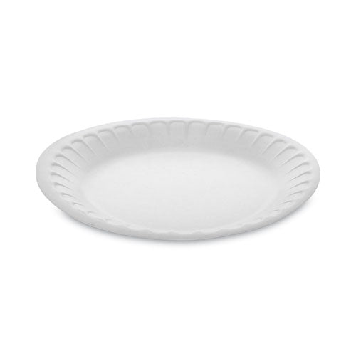 Pactiv Evergreen Placesetter Satin Non-Laminated Foam Dinnerware, Plate, 7" dia, White, 900/Carton
