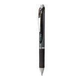 Pentel EnerGel RTX Gel Pen, Retractable, Bold 1 mm, Black Ink, Black/Gray Barrel