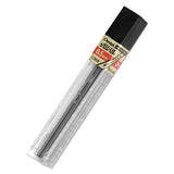 Pentel Super Hi-Polymer Lead Refills, 0.5 mm, 2H, Black, 12/Tube
