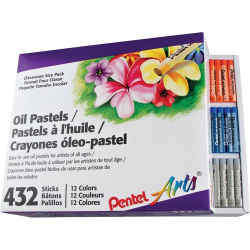 Pentel Arts Pentel Arts Oil Pastels - PHN12CP